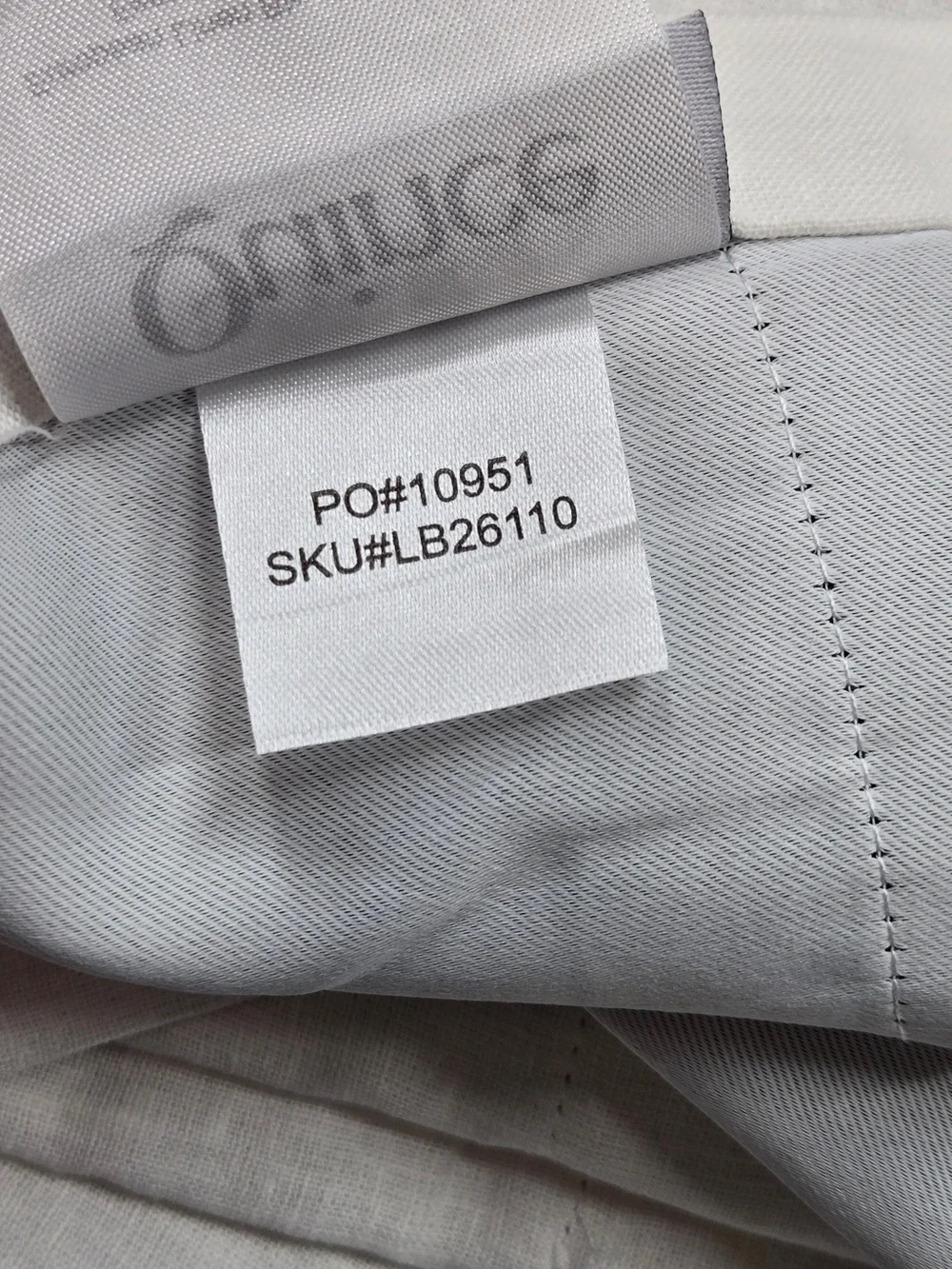 NWT QUINCE Set Of 2 48x96 European Linen True Blackout Curtains White 9631